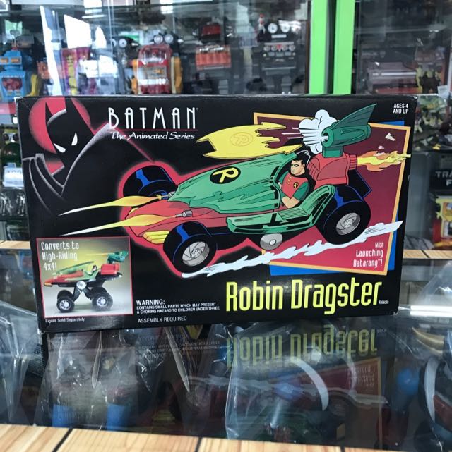 1992 Kenner Batman The Animates Series Robin Dragster RARE!