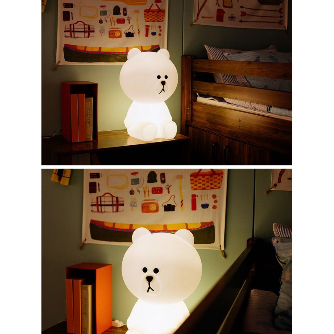 Bnip Line Friends Limited Edition Lovely Brown Bear Table Lamp On Bnip Line Friends Limited Edition Lovely Brown Bear Table Lamp On Carou