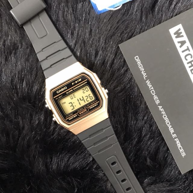casio f91 gold