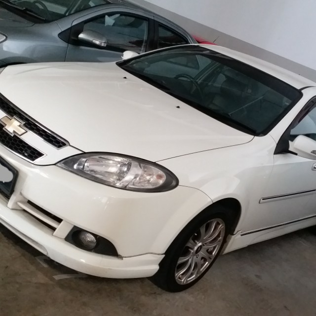 Chevrolet Optra 1 6a White Colour Cars Car Rental On Carousell