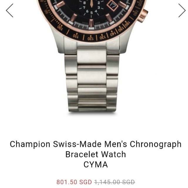 Cyma deals champion price