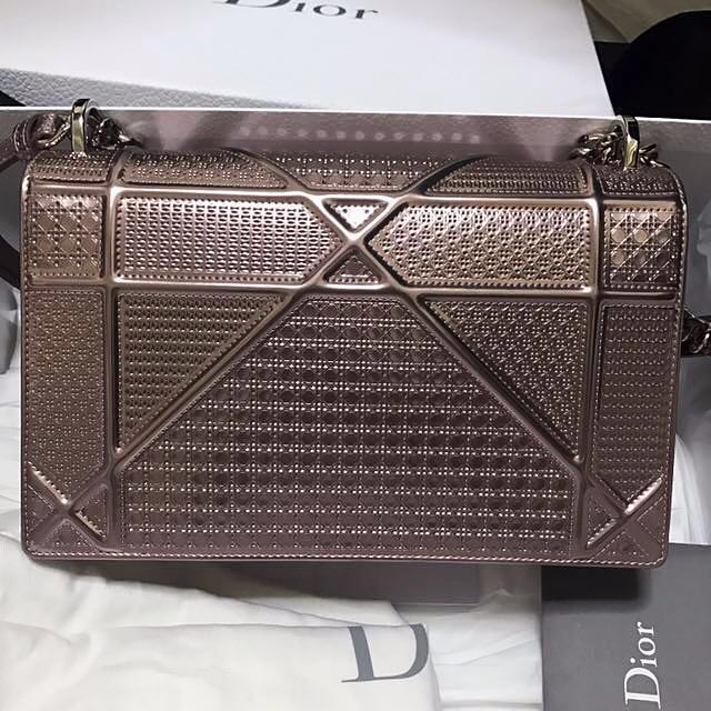 Dior Diorama Medium Calf Rose