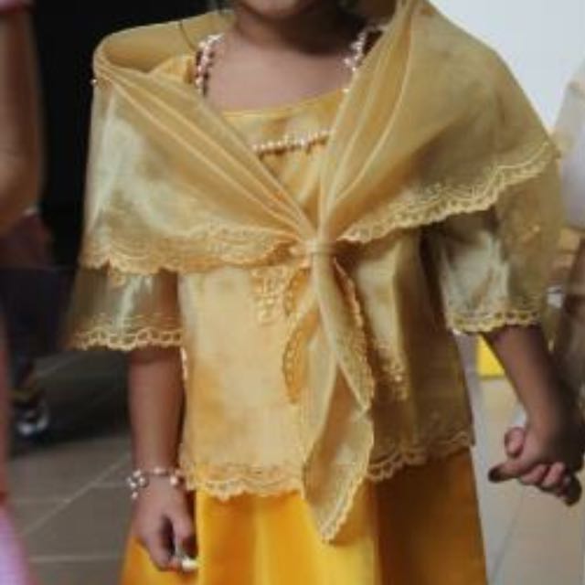 old filipiniana costume