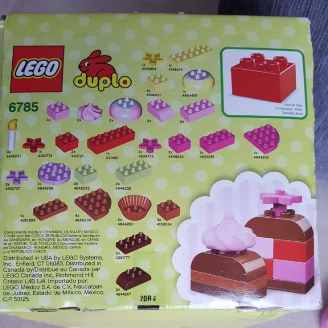 Lego duplo creative cakes 6785 new arrivals