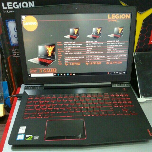 Lenovo Legion Y720 Kaid Elektronik Komputer Laptop Di Carousell