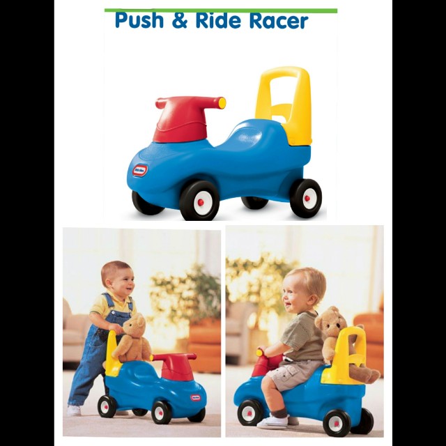 little tikes push and ride car