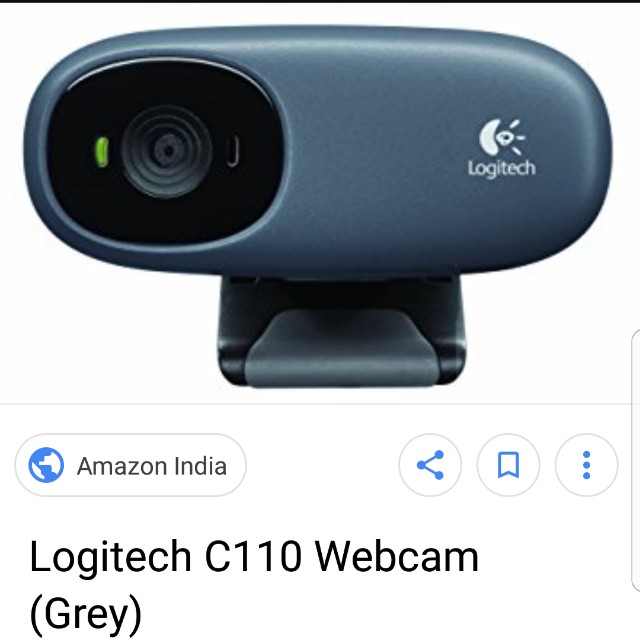 Logitech Webcam c110, Computers & Tech, Parts & Accessories, Webcams on ...