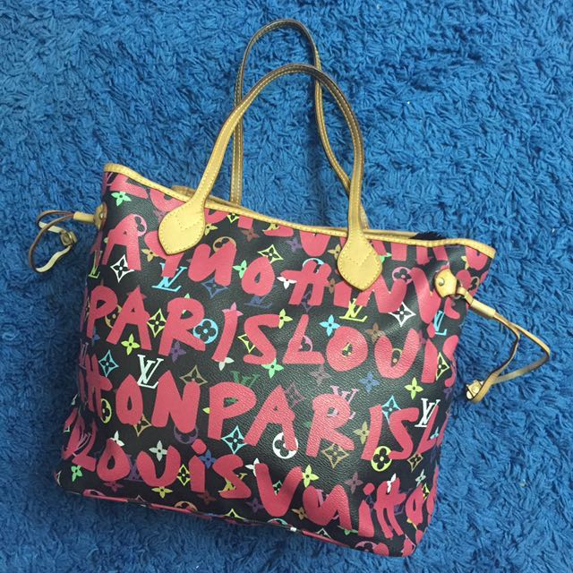 LOUIS VUITTON Limited Edition Fuchsia Stephen Sprouse Graffiti Neverfull GM  Bag, Women's Fashion, Bags & Wallets, Purses & Pouches on Carousell