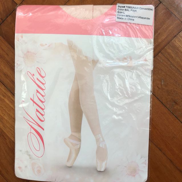Natalie Ballet Pink Tights Stockings, Women's Fashion, New ...