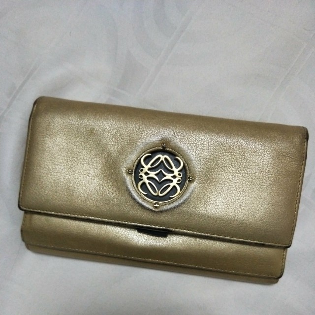 Original Lowe Long Golden Wallet Women S Fashion Bags Wallets Wallets Card Holders On Carousell