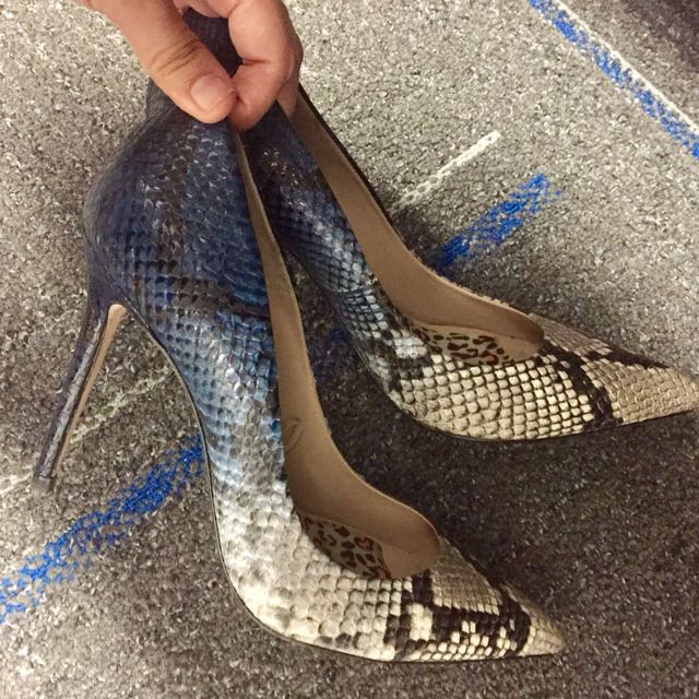 zara snake heels