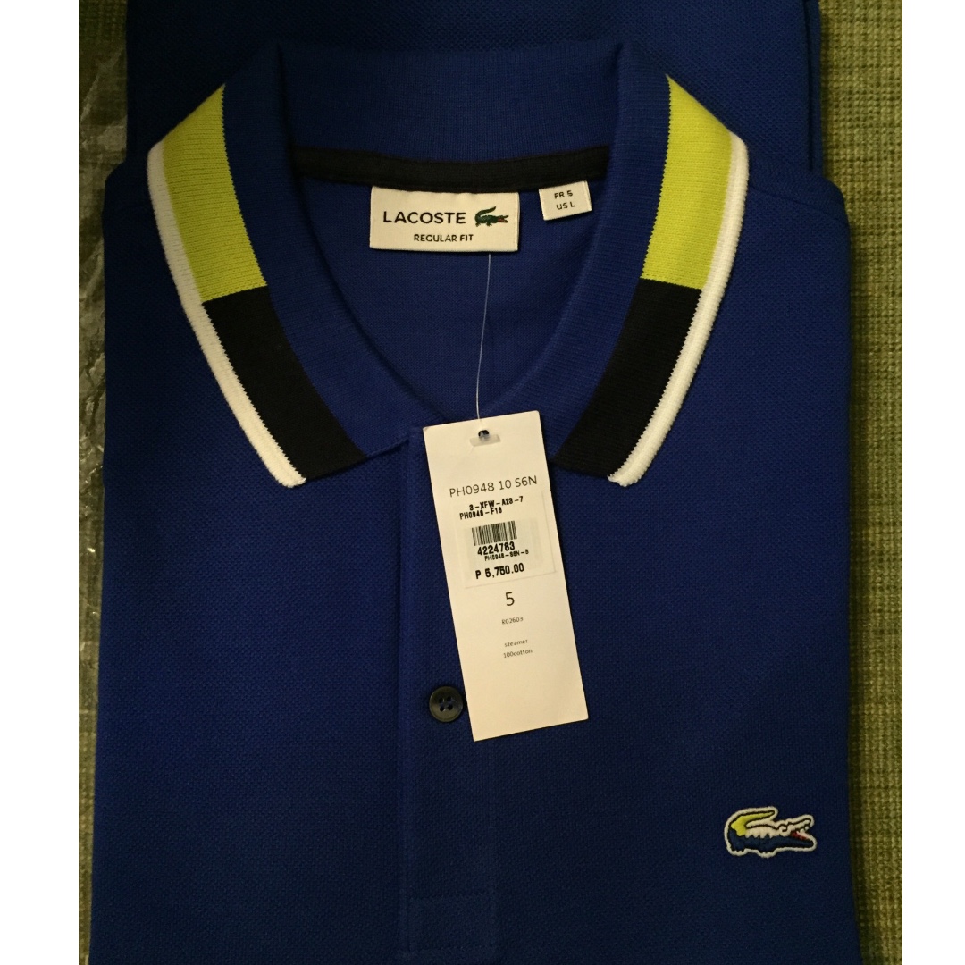 100% Authentic (original) Lacoste Polo shirt for MEN, Men's Fashion, Tops Sets, Tshirts & Polo Shirts on