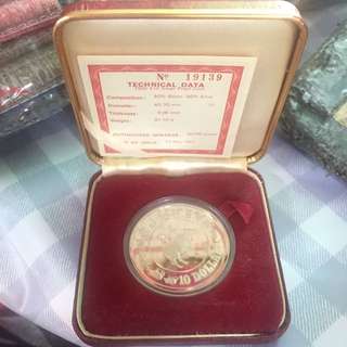 Singapore 1985 $10 Ox Zodiac