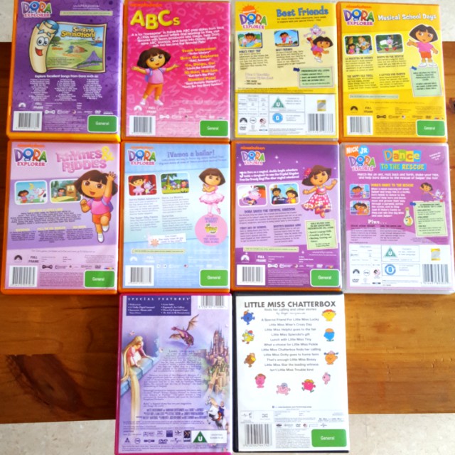 10x Nickelodeon Dora the Explorer Educational Movie/Music DVDs, Hobbies ...