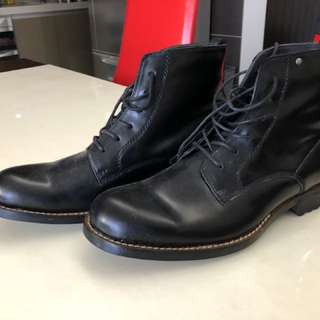 affordable leather boots