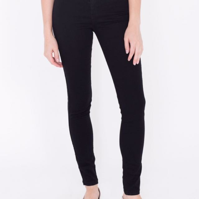 american apparel black jeans