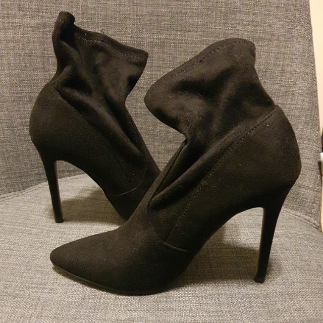 heeled winter boots