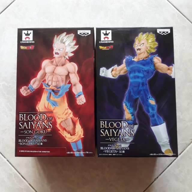 Banpresto Dragonball Z Blood Of Saiyans Son Goku Vegeta