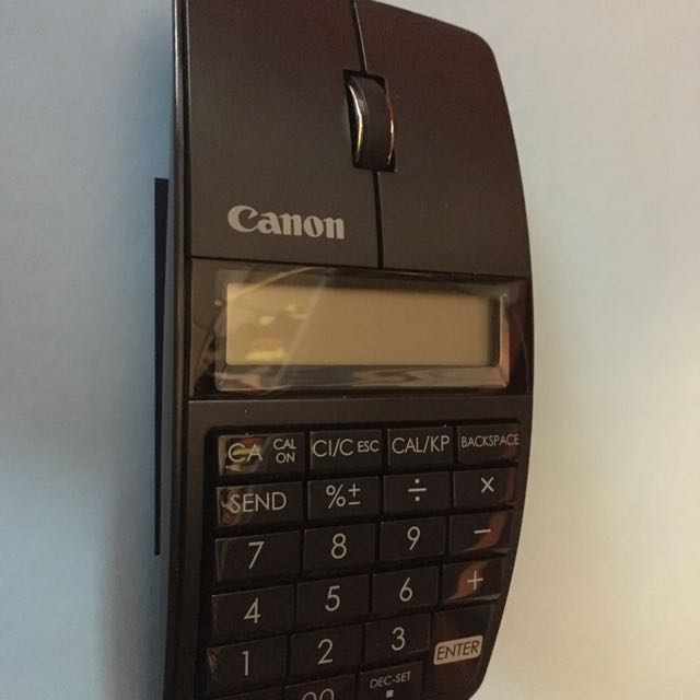 canon mouse calculator