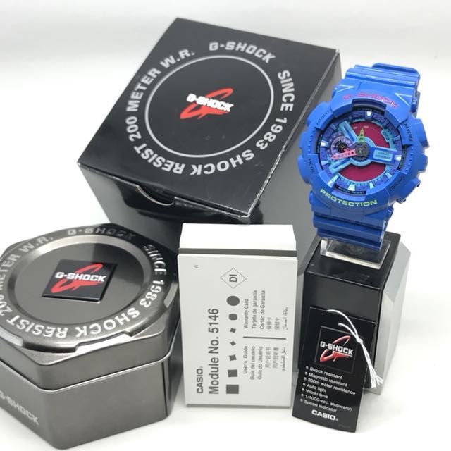 Casio G-Shock GA-110HC-2A Blue