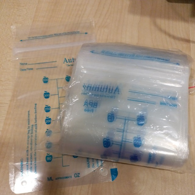 Double Zip Lock Breast Milk Storage Bag Pre Sterilized Bpa Free 23 Bags Babies Kids Nursing Feeding On Carousell