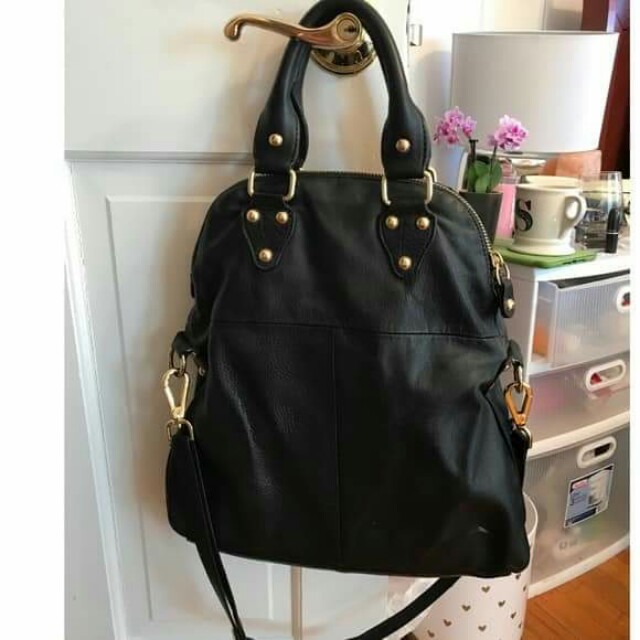 Emma fox black leather discount purse