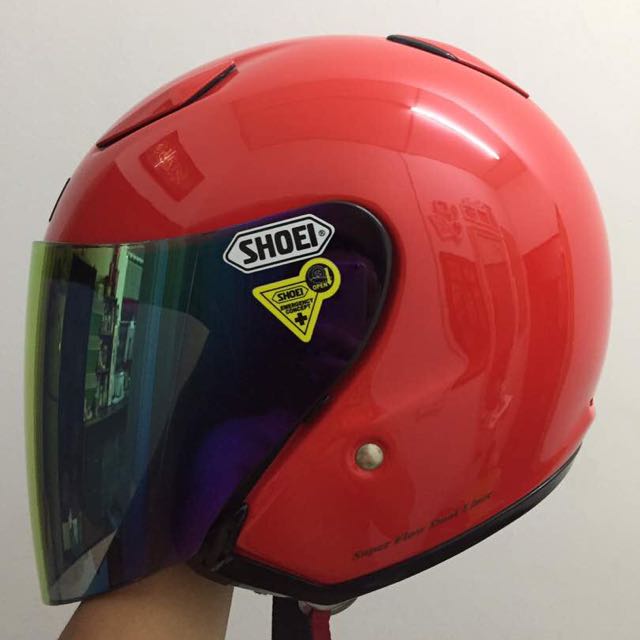 Helmet Shoei J Stream ORIGINAL Shine Red. Auto Accessories on