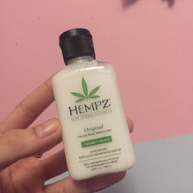 hemp body moisturizer