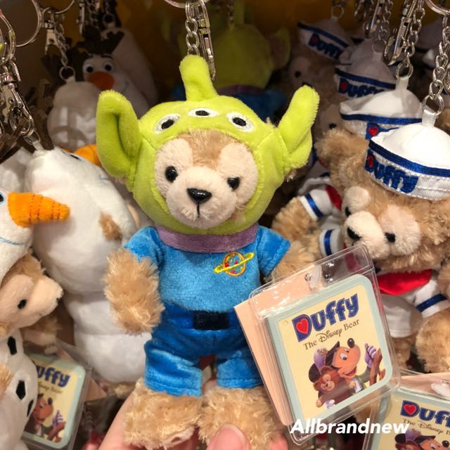 Instock Hong Kong Disneyland Duffy In Alien Outfits Plush Keychain Toys Games Bricks Figurines On Carousell
