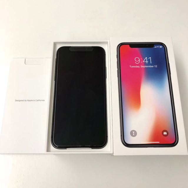 Iphone X 256gb 黑色99 新只開封check 機 電子產品 手提電話 Carousell