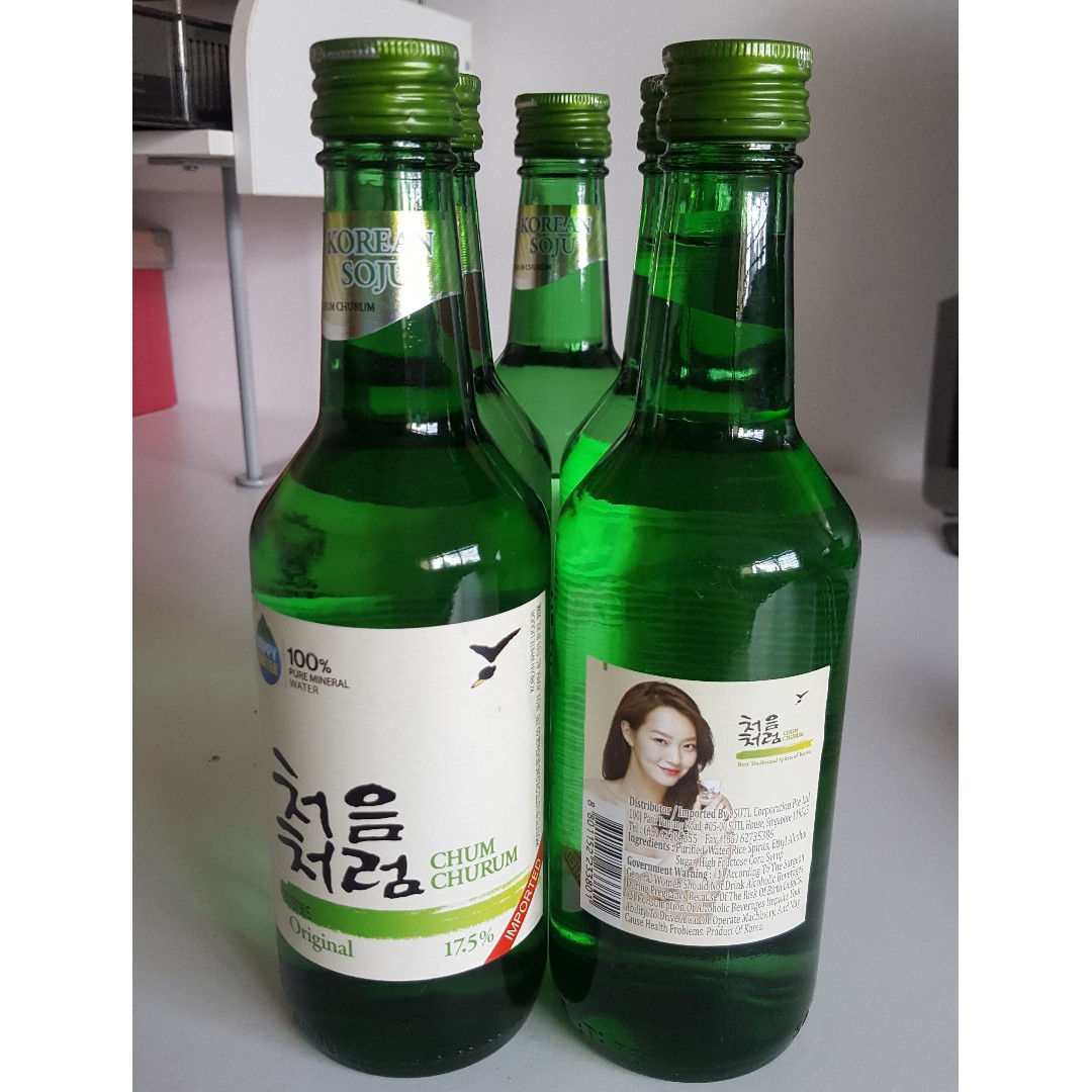 Korean Soju Chum Churum Original, Food & Drinks, Alcoholic Beverages on Carousell