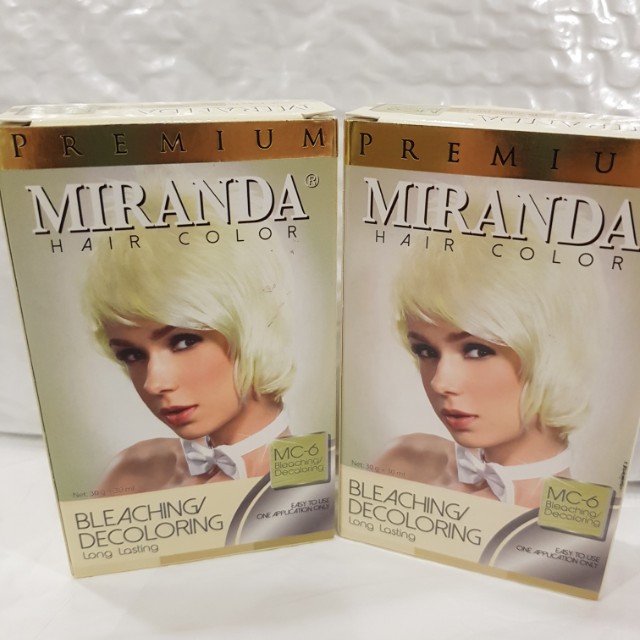 Miranda hair bleach, Beauty & Personal Care, Hair on Carousell