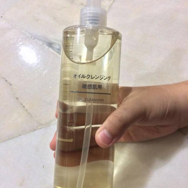 muji sensitive oil cleansing