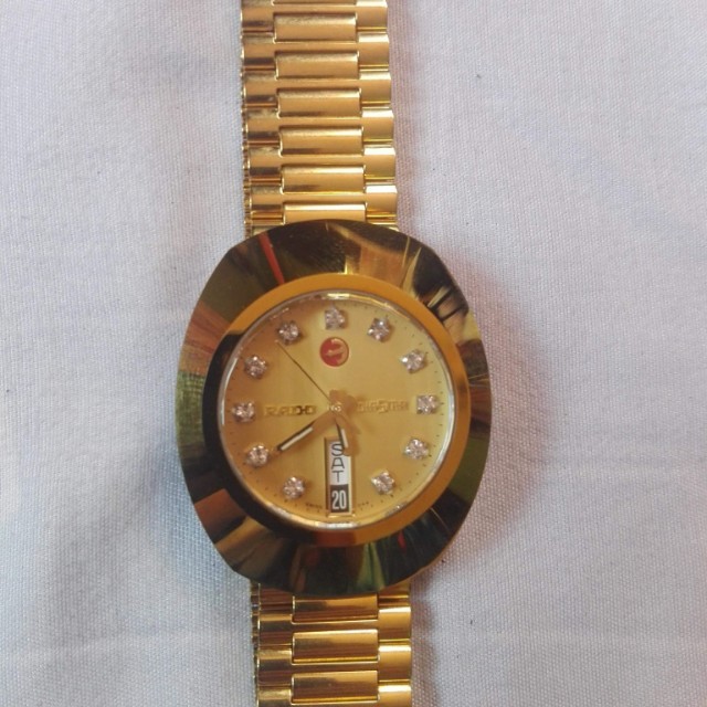 Original Rado Gold Watch Men S Fashion Watches On Carousell