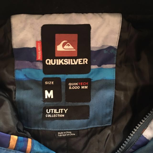 Quiksilver utility collection ski jacket on sale