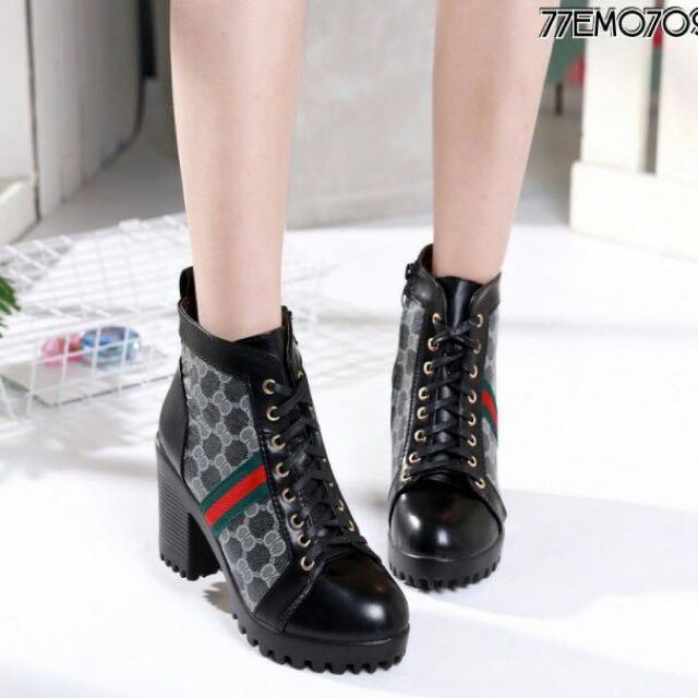 sepatu boots gucci