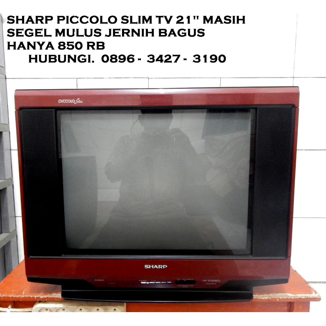 Tv 21 Sharp Piccolo Slim N Flat Mulus Masih Segel Jernih Bagus