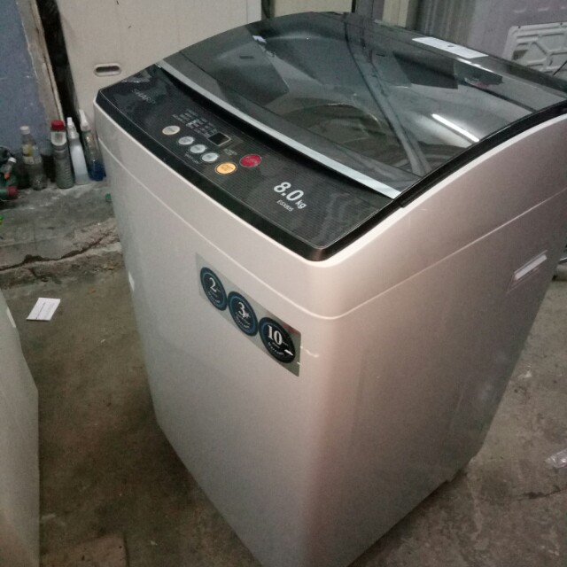 Washing Machine Mesin Basuh Sharp 8kg Kitchen Appliances On Carousell