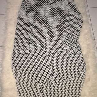 Chiffon Monochrome  Long Dress
