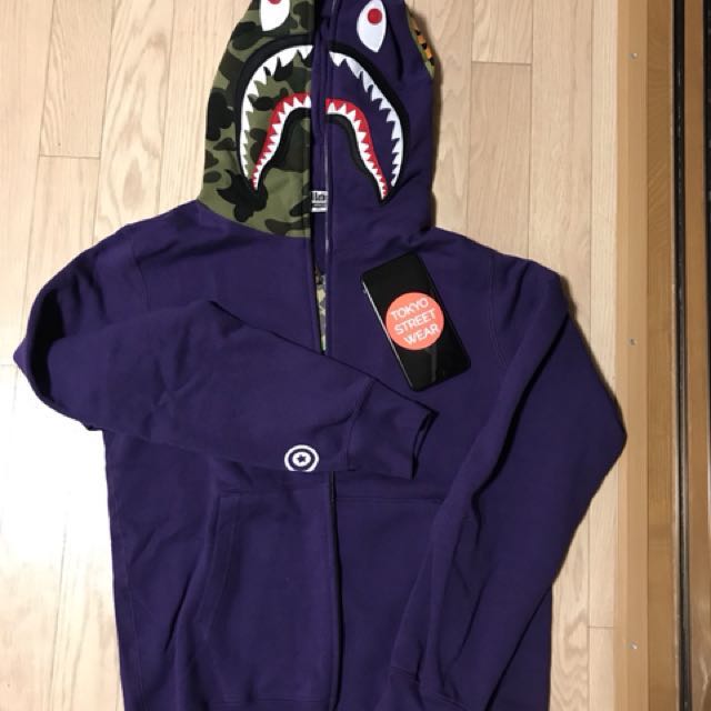 Bape shark hoodie, Men's Fashion, Tops & Sets, Hoodies on Carousell