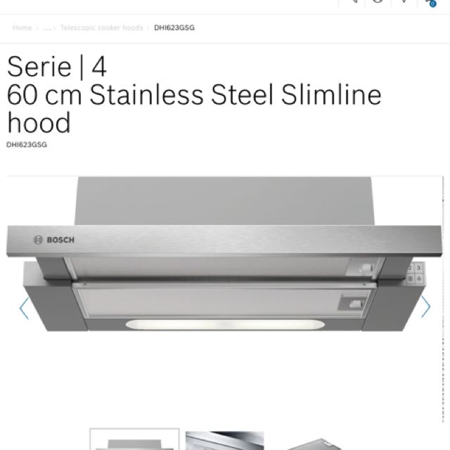 Bosch Slim Kitchen Hood Brand New Home Appliances On Carousell
