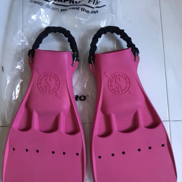 Diving flipper fin ScubaPro Jetfin Pink M size SCUBA