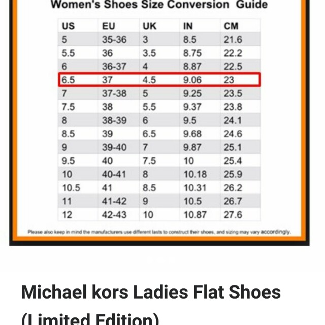 michael kors shoes size 3