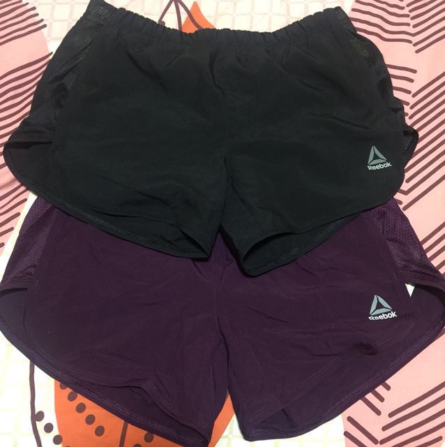 reebok womens running shorts
