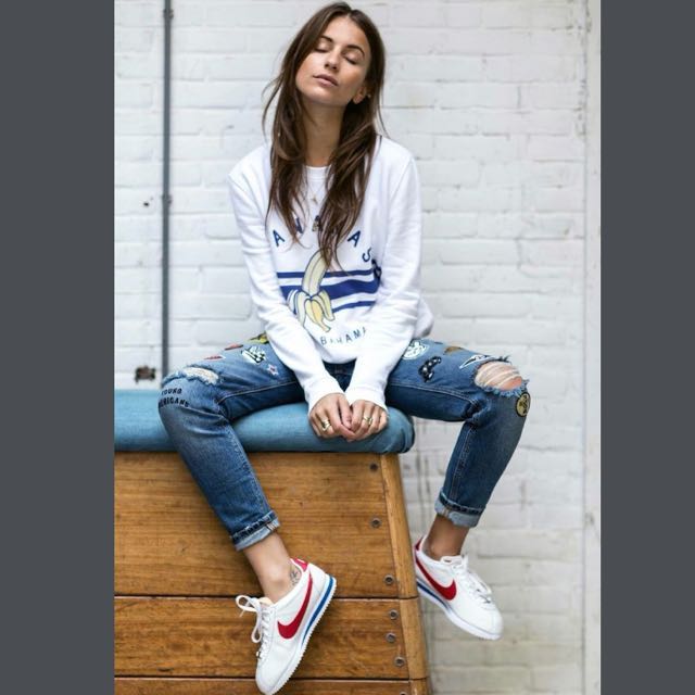 Nike Cortez red blue