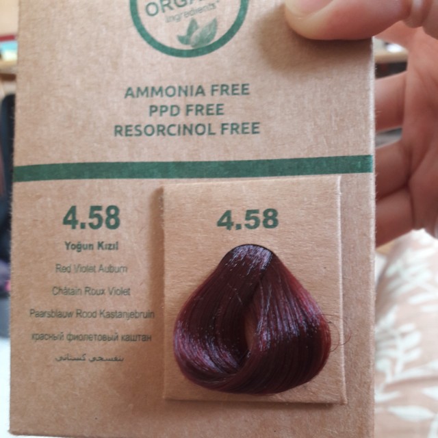 Red Violet Auburn Hair Dye Health Beauty Hair Care On Carousell