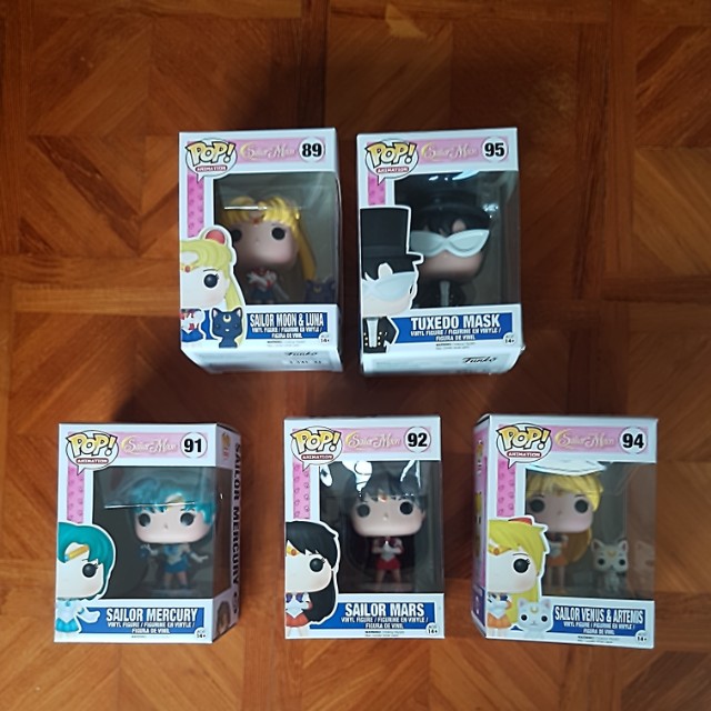Sailor Moon Series Funko Pop, Hobbies & Toys, Toys & Games on Carousell
