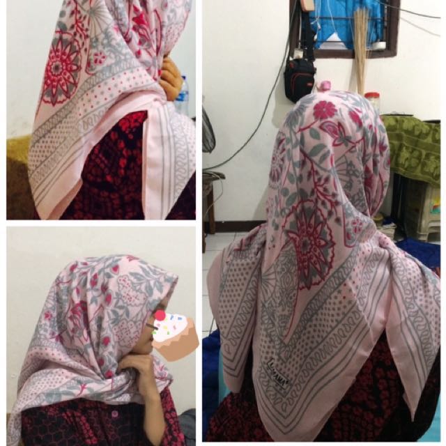 Sale Jilbab Segi Empat Voal Uk 115x115 Womens Fashion