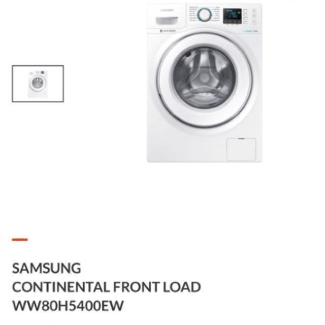 Samsung 8kg Front Load Washing Machine, TV & Home Appliances, Washing