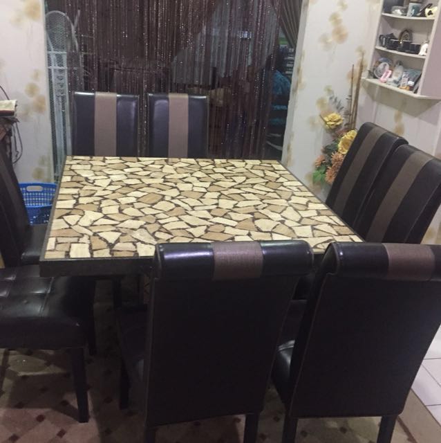 Square Marble Dining Table 8 Seater Home Furniture Furniture